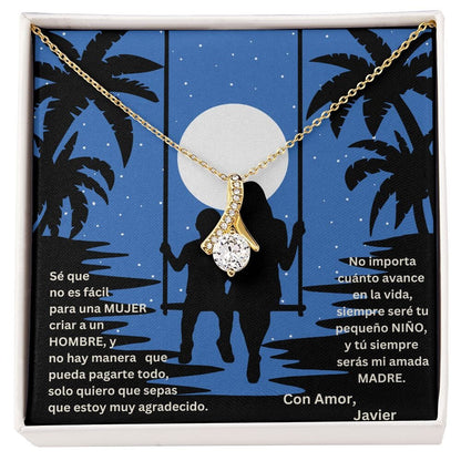 Lazo de Amor Eterno: El Regalo Perfecto para la Mamá Valiente - Collar Lazo de Amor Jewelry/AlluringBeauty 