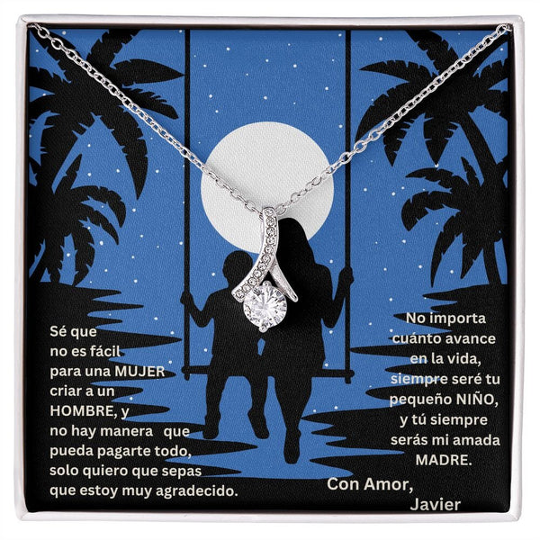 Lazo de Amor Eterno: El Regalo Perfecto para la Mamá Valiente - Collar Lazo de Amor Jewelry/AlluringBeauty 