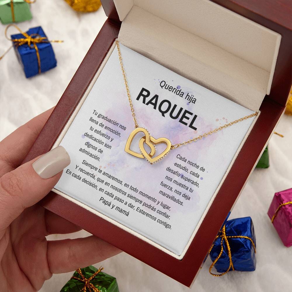 Lazos Inquebrantables: Un Collar para Celebrar su Excepcional Graduación - Collar Corazones Entrelazados Jewelry/InterlockingHearts 