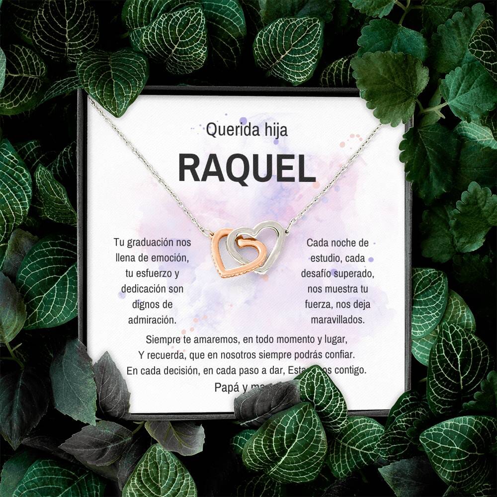 Lazos Inquebrantables: Un Collar para Celebrar su Excepcional Graduación - Collar Corazones Entrelazados Jewelry/InterlockingHearts 