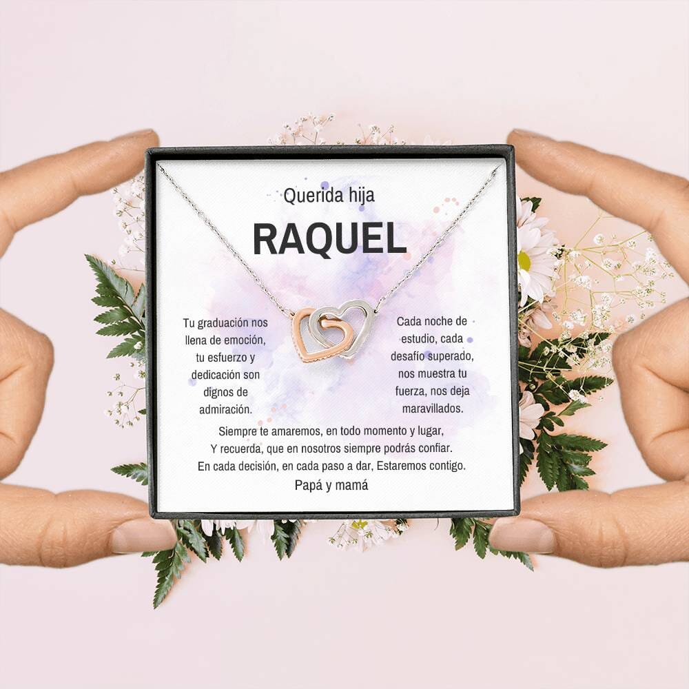 Lazos Inquebrantables: Un Collar para Celebrar su Excepcional Graduación - Collar Corazones Entrelazados Jewelry/InterlockingHearts 