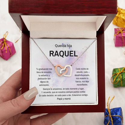 Lazos Inquebrantables: Un Collar para Celebrar su Excepcional Graduación - Collar Corazones Entrelazados Jewelry/InterlockingHearts 