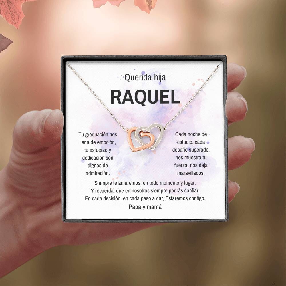 Lazos Inquebrantables: Un Collar para Celebrar su Excepcional Graduación - Collar Corazones Entrelazados Jewelry/InterlockingHearts 