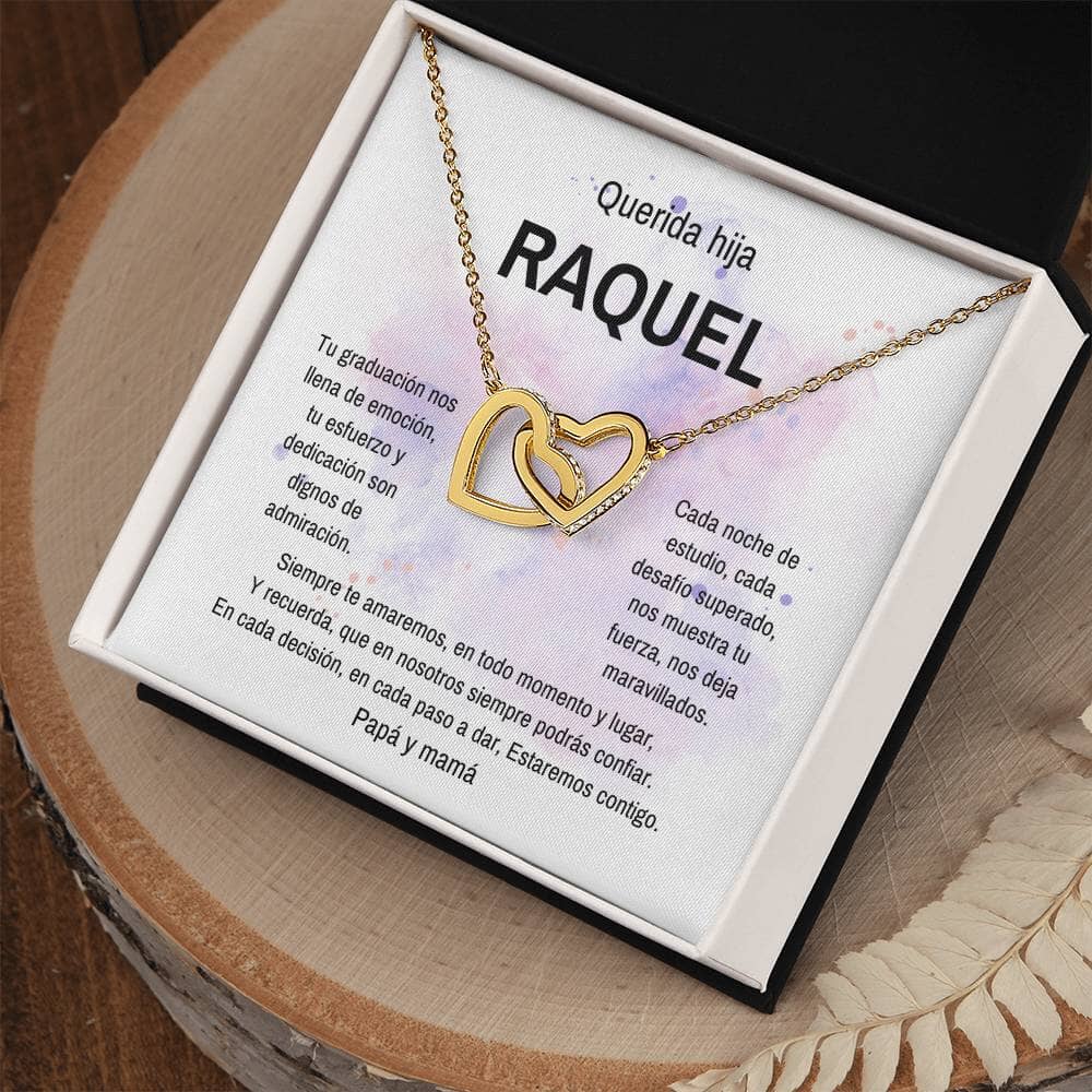 Lazos Inquebrantables: Un Collar para Celebrar su Excepcional Graduación - Collar Corazones Entrelazados Jewelry/InterlockingHearts 
