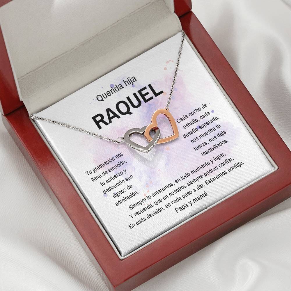 Lazos Inquebrantables: Un Collar para Celebrar su Excepcional Graduación - Collar Corazones Entrelazados Jewelry/InterlockingHearts 