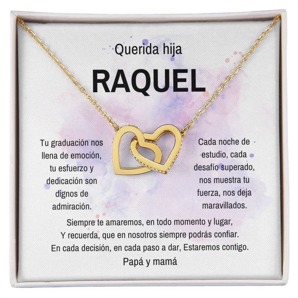 Lazos Inquebrantables: Un Collar para Celebrar su Excepcional Graduación - Collar Corazones Entrelazados Jewelry/InterlockingHearts Acabado en Oro Amarillo de 18 quilates Standard Box 