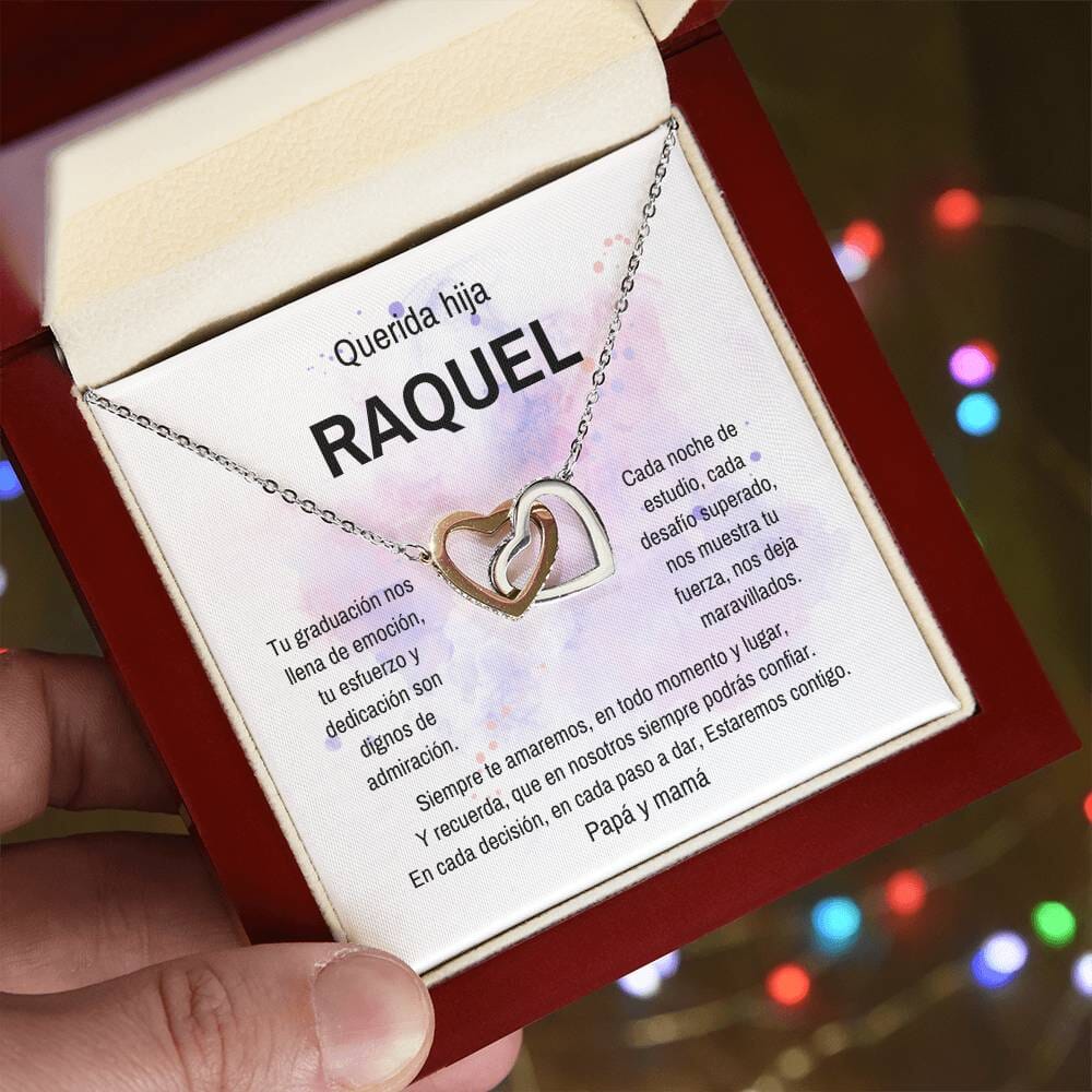 Lazos Inquebrantables: Un Collar para Celebrar su Excepcional Graduación - Collar Corazones Entrelazados Jewelry/InterlockingHearts 