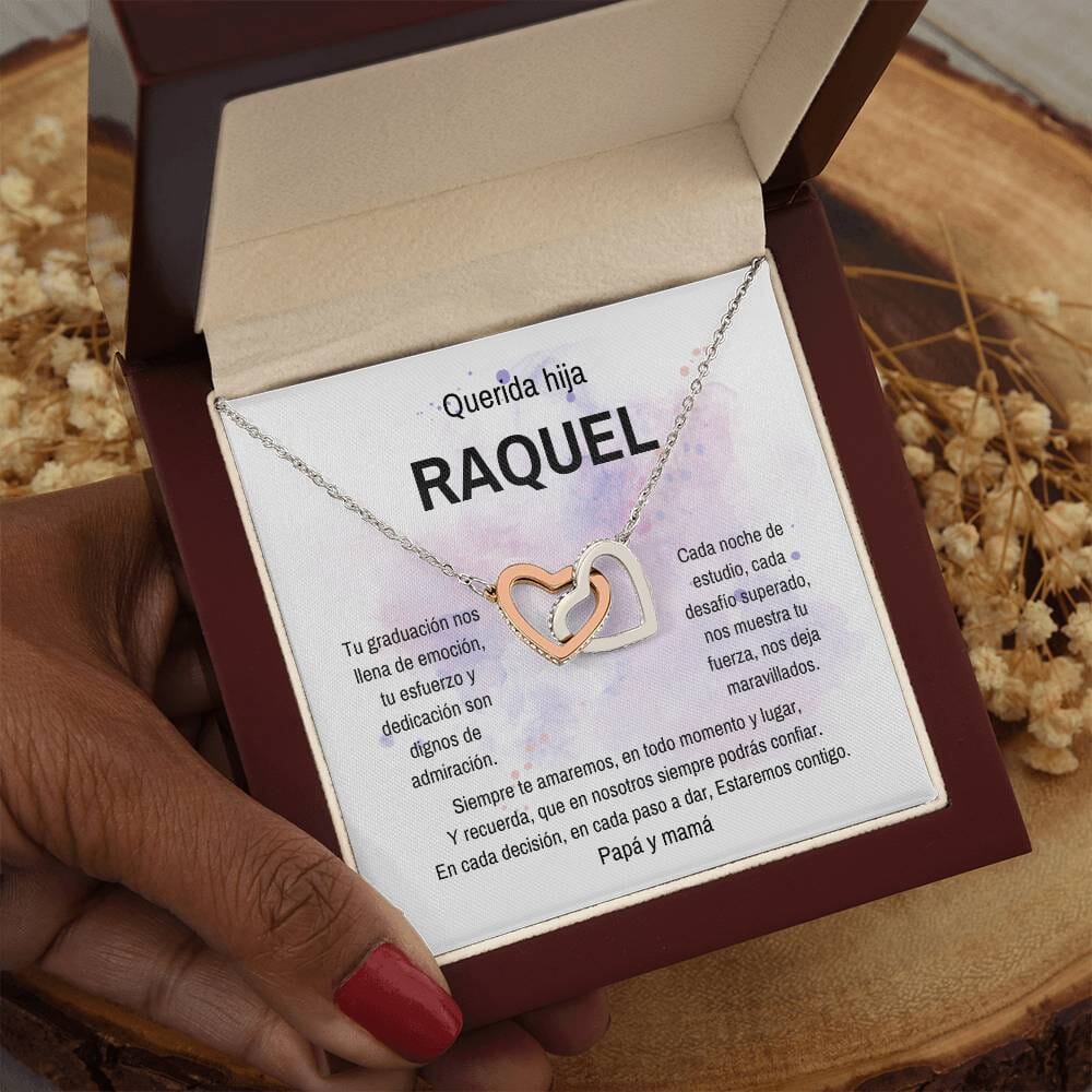 Lazos Inquebrantables: Un Collar para Celebrar su Excepcional Graduación - Collar Corazones Entrelazados Jewelry/InterlockingHearts 