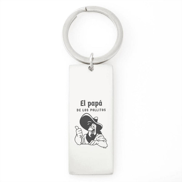 Llavero para papá: El Papá de los Pollitos Jewelry 