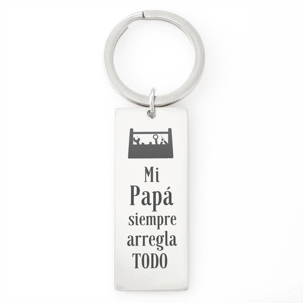 Llavero para papá: Mi papá siempre arregla TODO Jewelry 