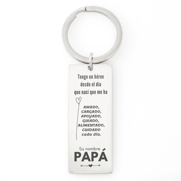 Llavero para papá: Tengo un héroe... Jewelry 