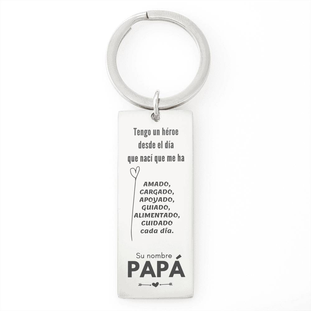 Llavero para papá: Tengo un héroe... Jewelry 