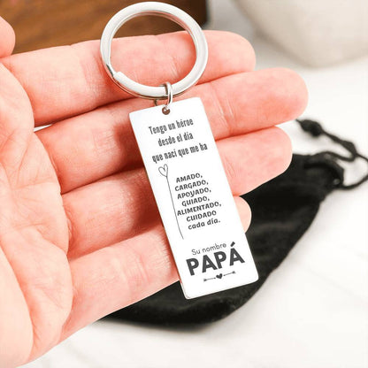 Llavero para papá: Tengo un héroe... Jewelry 