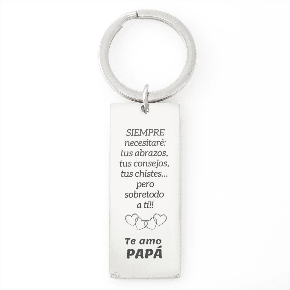 Llavero para Para Papá: siempre necesitará: tus abrazos… Jewelry 