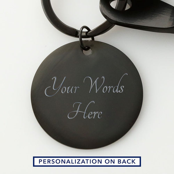 Llavero para Regalar a Papá ; Si Papá no puede arreglarlo, nadie puede. Jewelry Black Keychain Set SI 