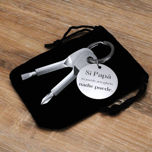 Llavero para Regalar a Papá ; Si Papá no puede arreglarlo, nadie puede. Jewelry 