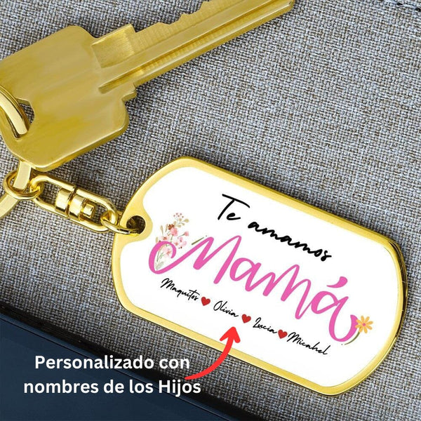 Llavero Personalizado para Mamá con Nombres de los Hijos, Día de las Madres Jewelry 
