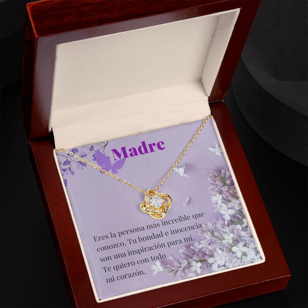 Madre - Collar Love Knot Nudo de amor - Para Mamá Jewelry ShineOn Fulfillment 