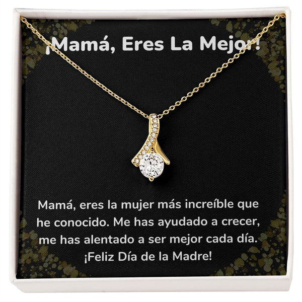 ¡Mamá, Eres La Mejor! Collar Belleza Seductora (Alluring Beauty) Para Mamá Jewelry/AlluringBeauty Acabado en Oro Amarillo de 18 quilates Standard Box 