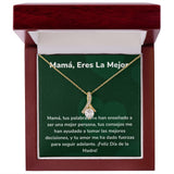 Mamá, Eres La Mejor Collar Belleza Seductora (Alluring Beauty) Para Mamá Jewelry ShineOn Fulfillment <p>Acabado en Oro Amarillo de 18 quilates</p> Luxury Box 