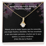 Mamá, Eres Una Fuerte Fuente de Inspiración Para Mí Collar Belleza Seductora (Alluring Beauty) Para Mamá Jewelry ShineOn Fulfillment <p>Acabado en Oro Amarillo de 18 quilates</p> Standard Box 