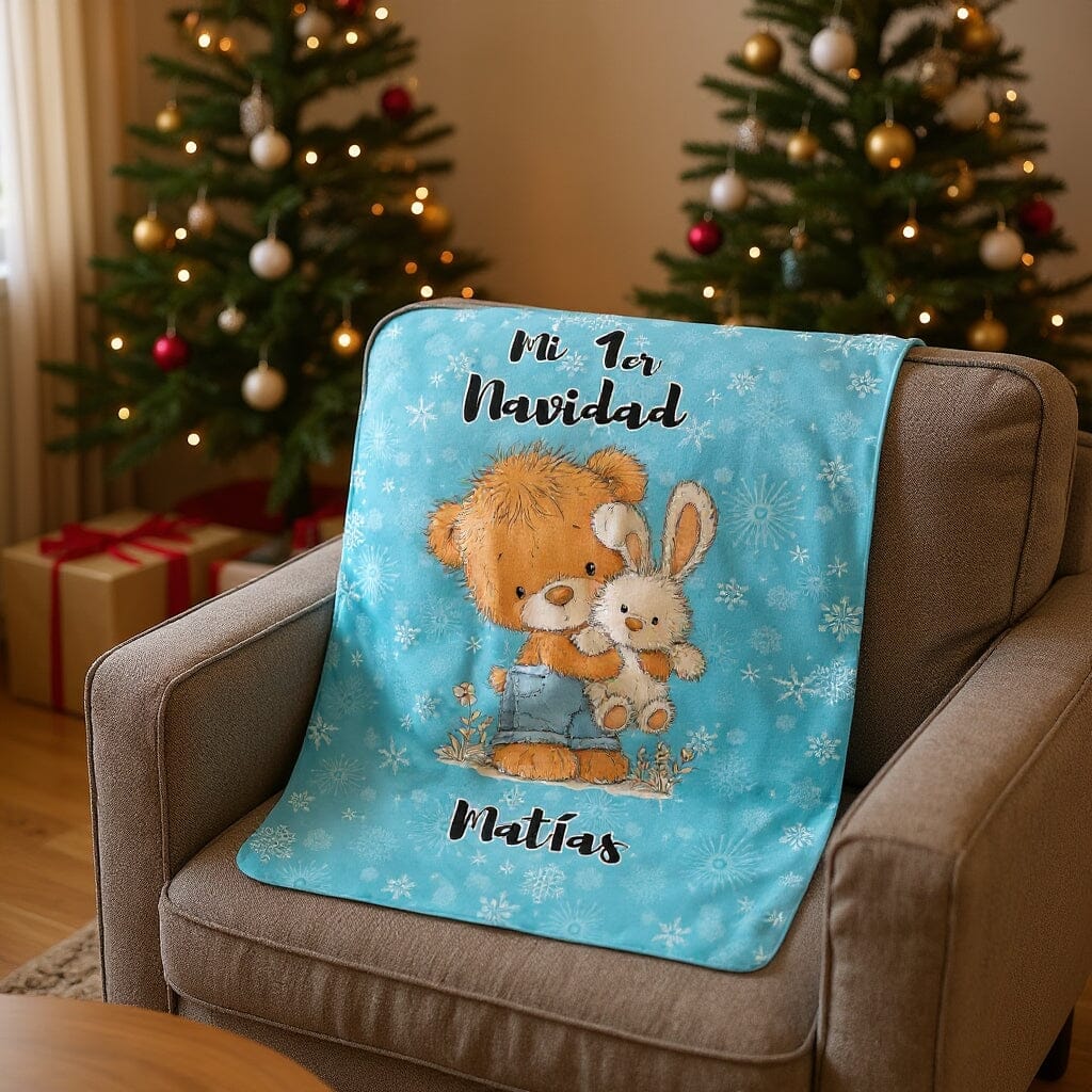 ⭐ Manta Personalizada “Mi 1er Navidad” – Especial para Bebé Jewelry 