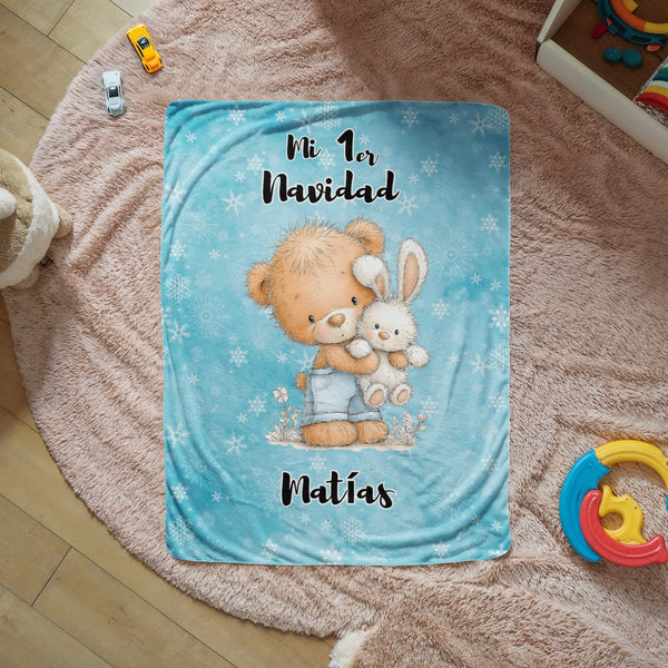 ⭐ Manta Personalizada “Mi 1er Navidad” – Especial para Bebé Jewelry 
