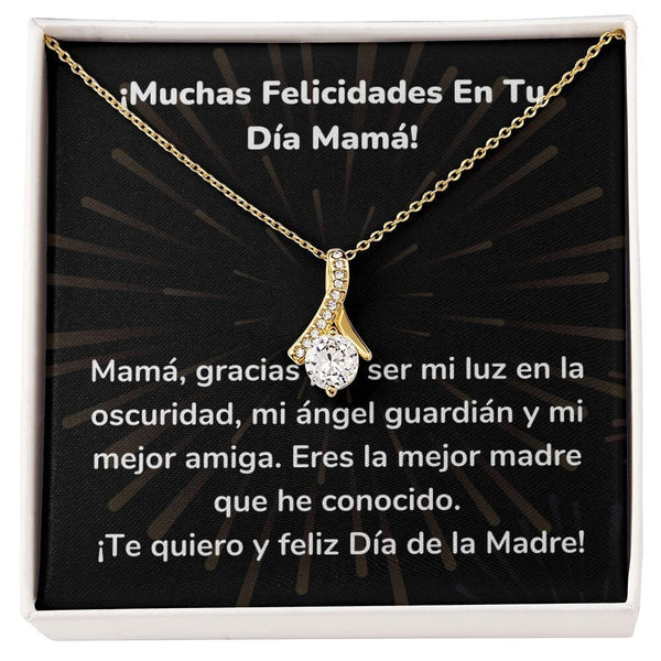¡Muchas Felicidades En Tu Día Mamá! Collar Belleza Seductora (Alluring Beauty) Para Mamá Jewelry/AlluringBeauty Acabado en Oro Amarillo de 18 quilates Standard Box 