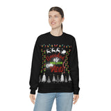 Navidad es mejor con Vino - Ugly Sweater para Navidad Sweatshirt Printify 