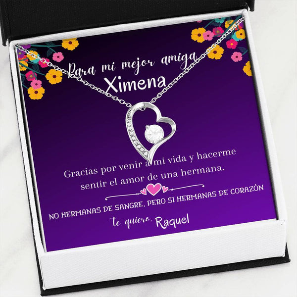 No hermanas de sangre, pero sí hermanas de corazón - Collar Forever Love para la Mejor Amiga. Jewelry/ForeverLove 