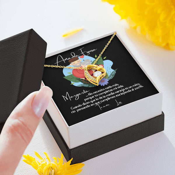 No necesito nada más porque tu completas mi vida… - Regalo para la media naranja - Collar Forever Love para la Esposa. Jewelry/ForeverLove 