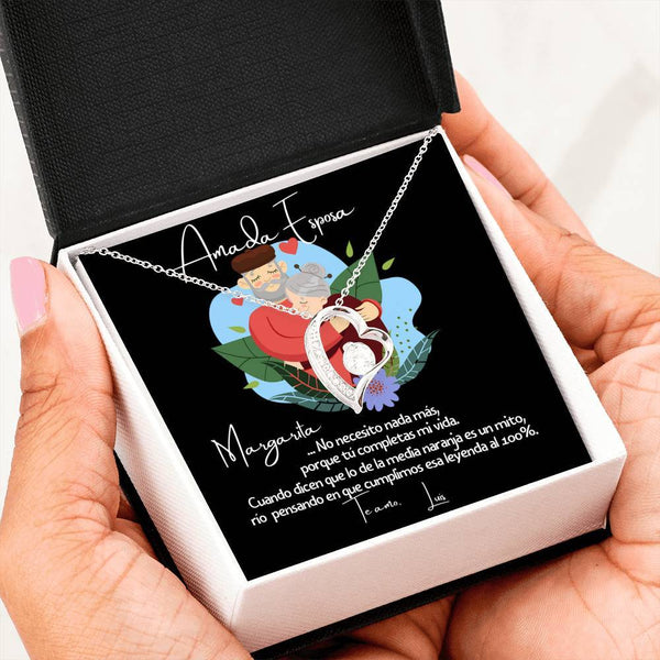 No necesito nada más porque tu completas mi vida… - Regalo para la media naranja - Collar Forever Love para la Esposa. Jewelry/ForeverLove 