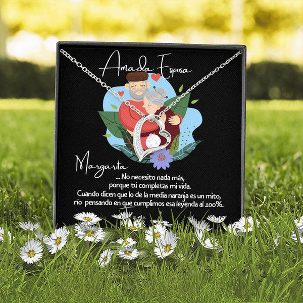 No necesito nada más porque tu completas mi vida… - Regalo para la media naranja - Collar Forever Love para la Esposa. Jewelry/ForeverLove 