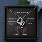 Nuevo producto - Para el Amor de Mi vida- Collar 2 corazones Dobles. Personaliza la tarjeta y escoge la caja para el collar. Jewelry ShineOn Fulfillment 