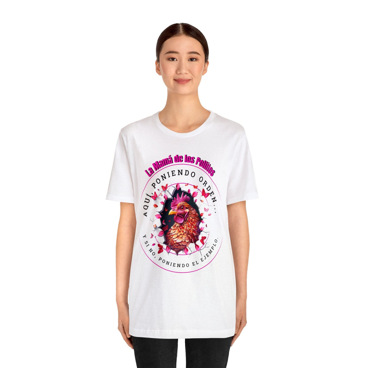 Orden y Ejemplo: La Camiseta de la Mamá de los Pollitos - Celebra su Día con Estilo T-Shirt 