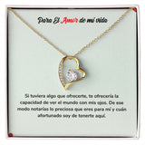 Para el Amor de mi Vida - Collar de Amor Eterno Jewelry ShineOn Fulfillment Acabado en Oro Amarillo de 18 quilates. Cajita Estandard (Gratis) 