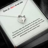 Para el Amor de mi Vida - Collar de Amor Eterno Jewelry ShineOn Fulfillment Acabado en oro blanco de 14 k Cajita Estandard (Gratis) 