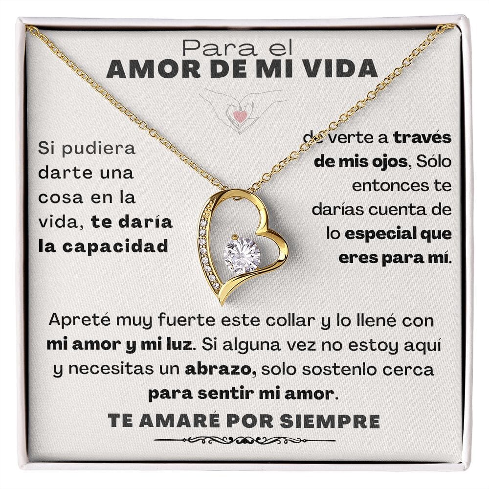 Para el Amor de mi vida - Collar Por siempre amor - forever love B&W Jewelry/ForeverLove 