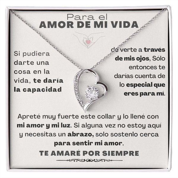 Para el Amor de mi vida - Collar Por siempre amor - forever love B&W Jewelry/ForeverLove 