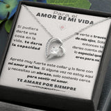 Para el Amor de mi vida - Collar Por siempre amor - forever love B&W Jewelry ShineOn Fulfillment 