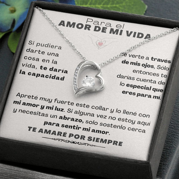 Para el Amor de mi vida - Collar Por siempre amor - forever love B&W Jewelry/ForeverLove 