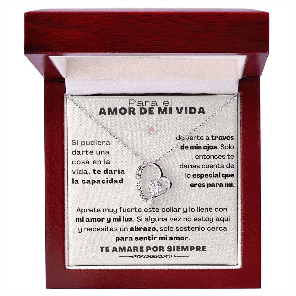Para el Amor de mi vida - Collar Por siempre amor - forever love B&W Jewelry/ForeverLove 