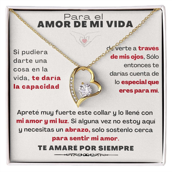 Para el Amor de mi vida - Collar Por siempre amor - forever love Red Jewelry/ForeverLove 