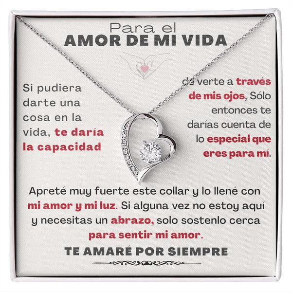 Para el Amor de mi vida - Collar Por siempre amor - forever love Red Jewelry/ForeverLove 
