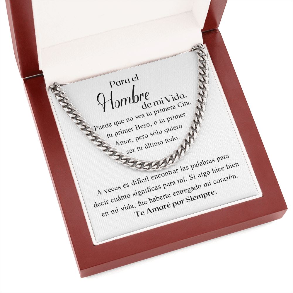 Para el Hombre de mi Vida - Cadena Cubana - El mejor regalo para tu amor Jewelry/CubanLink 