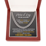 Para el Rey de mi corazón - Cadena Cubana para el Amor de tu vida Jewelry ShineOn Fulfillment 