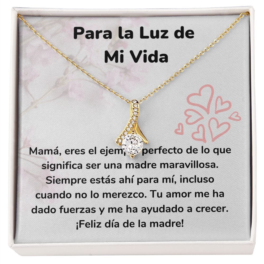 Para la Luz de Mi Vida Collar Belleza Seductora (Alluring Beauty) Para Mamá Jewelry ShineOn Fulfillment <p>Acabado en Oro Amarillo de 18 quilates</p> Standard Box 