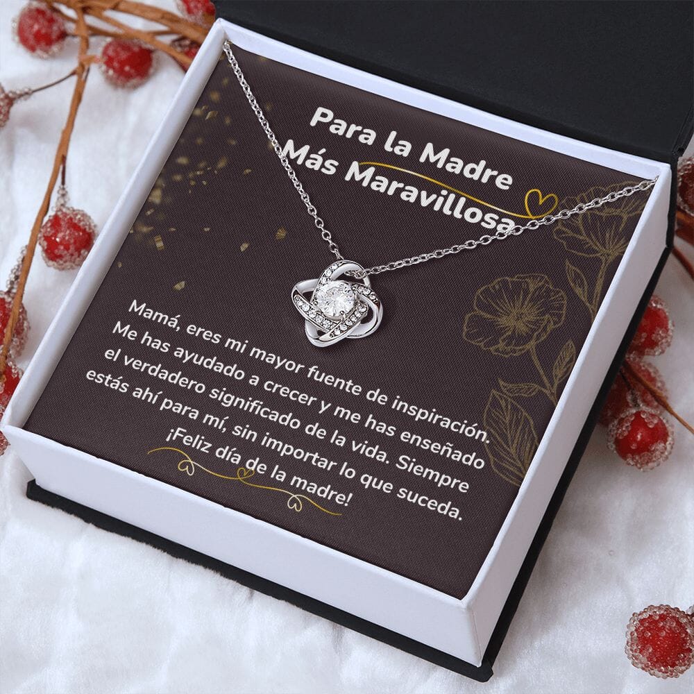 Para la Madre Más Maravillosa- Collar para Mamá (Nudo de Amor) Love Knot Jewelry/LoveKnot 