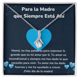 Para la Madre que Siempre Está Ahí Collar Belleza Seductora (Alluring Beauty) Para Mamá Jewelry ShineOn Fulfillment Acabado en oro blanco de 14 k Standard Box 