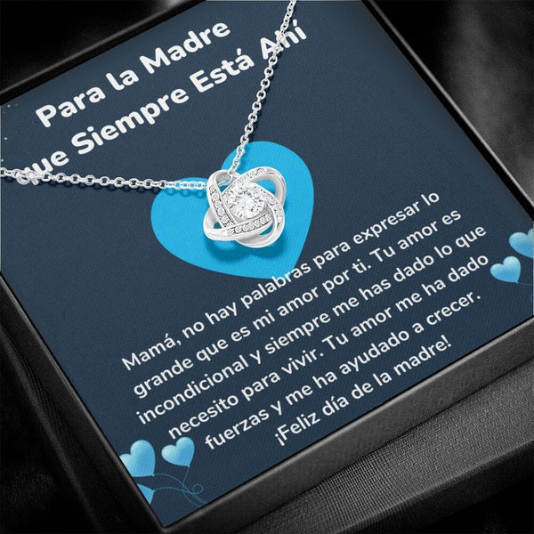 Para la Madre que Siempre Está Ahí - Collar para Mamá (Nudo de Amor) Love Knot Jewelry/LoveKnot 